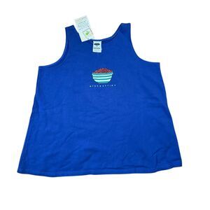 NWT Mulberribush Cranberries Womens Tank Size 8 Medium 100% Cotton Made In USA
